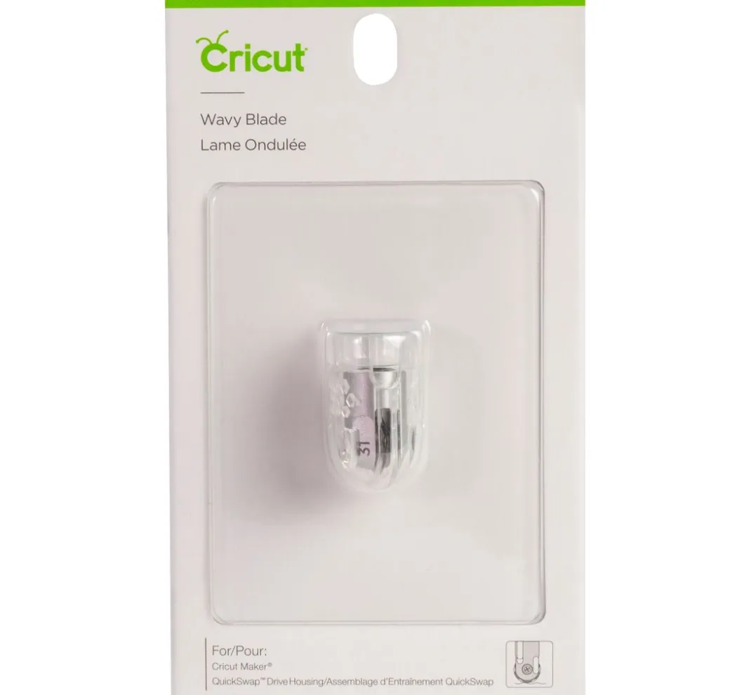 Cricut Schneideplotter|Plotten>Werkzeug "Quickswap Tool - Wavy Blade Tip", Wellenförmige Klinge