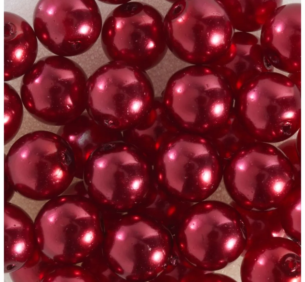 PRACHT Glasperlen|Perlensterne>Crystal Renaissance Glaswachsperle, 6mm, 40 Stück