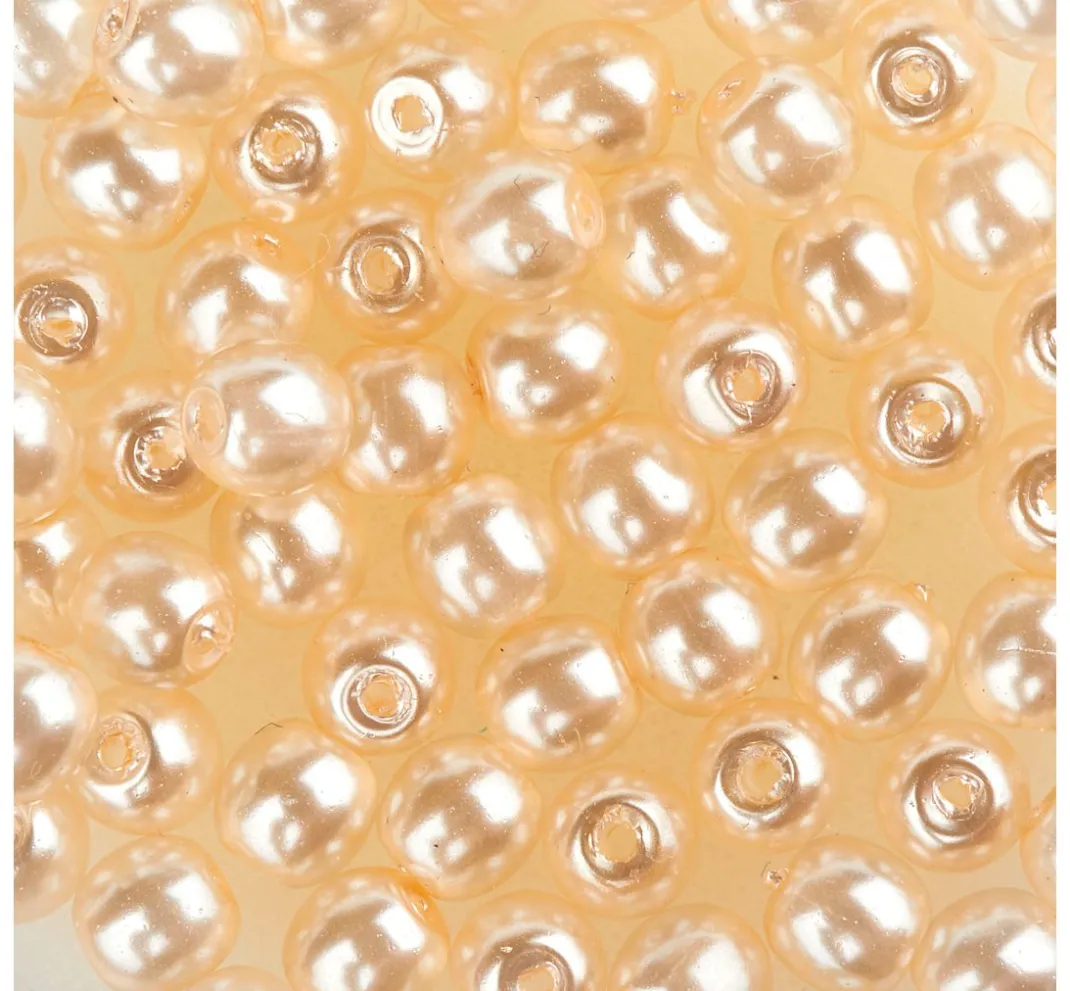 PRACHT Perlensterne|Glasperlen>Crystal Renaissance Glaswachsperle, 4mm, 75 Stück