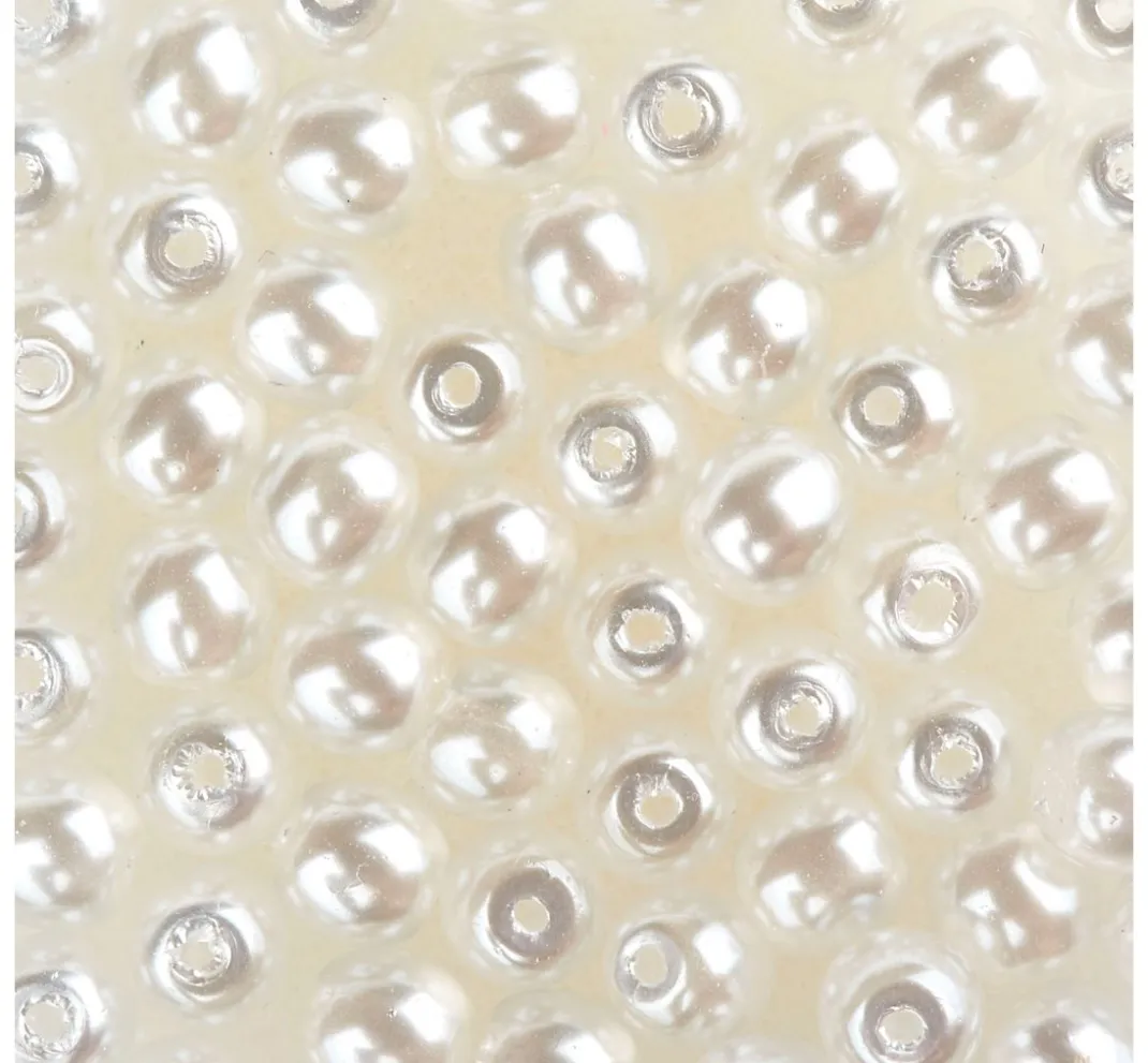 PRACHT Perlensterne|Glasperlen>Crystal Renaissance Glaswachsperle, 4mm, 75 Stück