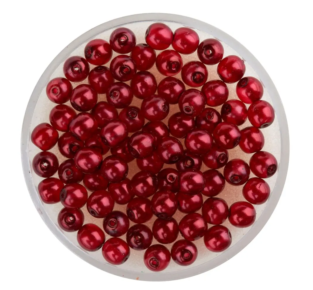 PRACHT Perlensterne|Glasperlen>Crystal Renaissance Glaswachsperle, 4mm, 75 Stück
