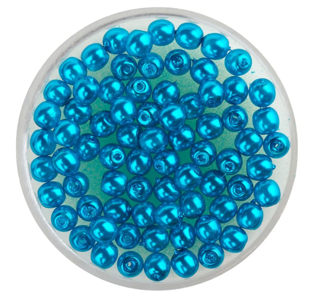 PRACHT Perlensterne|Glasperlen>Crystal Renaissance Glaswachsperle, 4mm, 75 Stück
