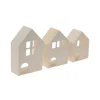 stafil Holz, Mdf & Pappmaché|Serviettentechnik>3D Holzhäuschen, 3er-Set