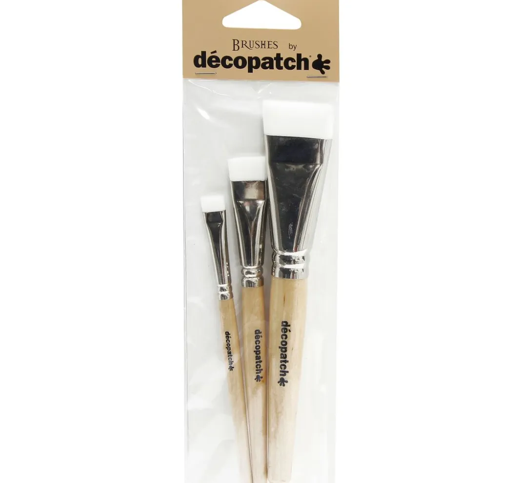 décopatch Décopatch|Pinsel>Nylonpinsel, 3er Set
