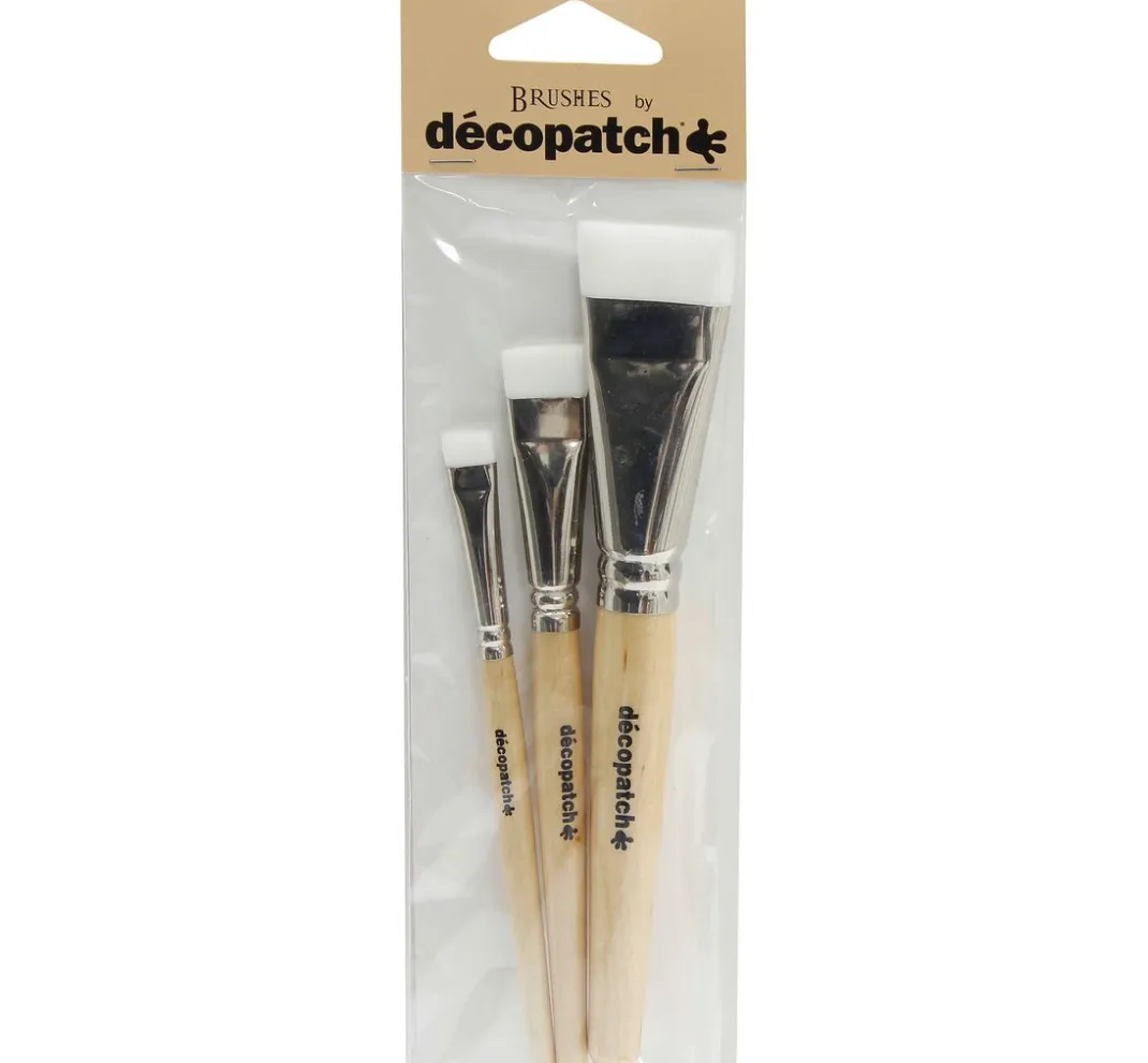 décopatch Décopatch|Pinsel>Nylonpinsel, 3er Set