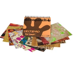 décopatch Décopatch-Papier>Papierblock "Decopad Brown"