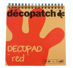 décopatch Décopatch-Papier|Décopatch>Papierblock "Decopad Red"