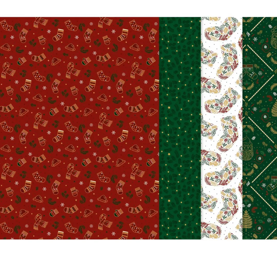 décopatch Décopatch>Pocket Hot-Foil Collection Mix and Patch "Vintage Weihnachten"