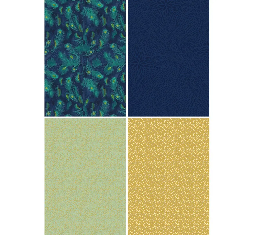 décopatch Décopatch>Pocket Hot-Foil Collection Mix and Patch "Goldener Pfau"