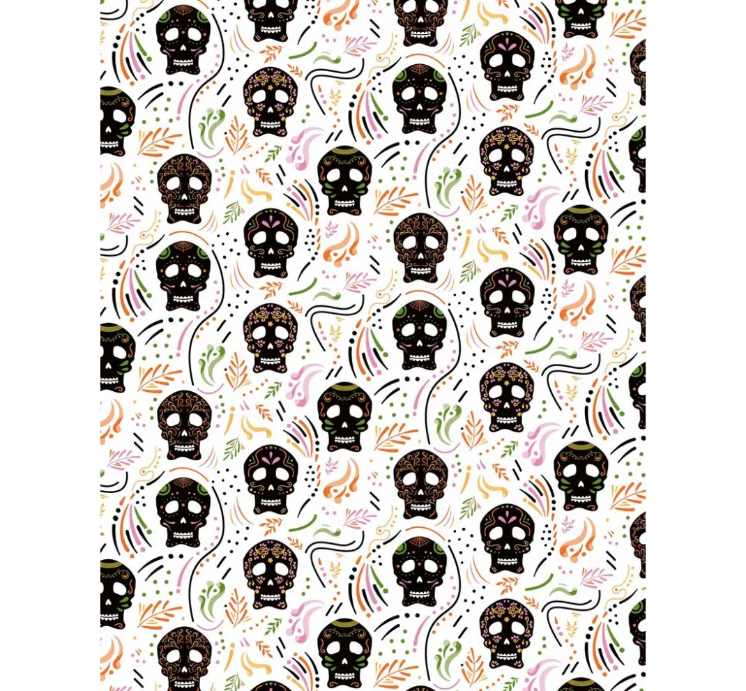 décopatch Décopatch>Pocket Hot-Foil Collection Mix and Patch "Halloween Skelette"