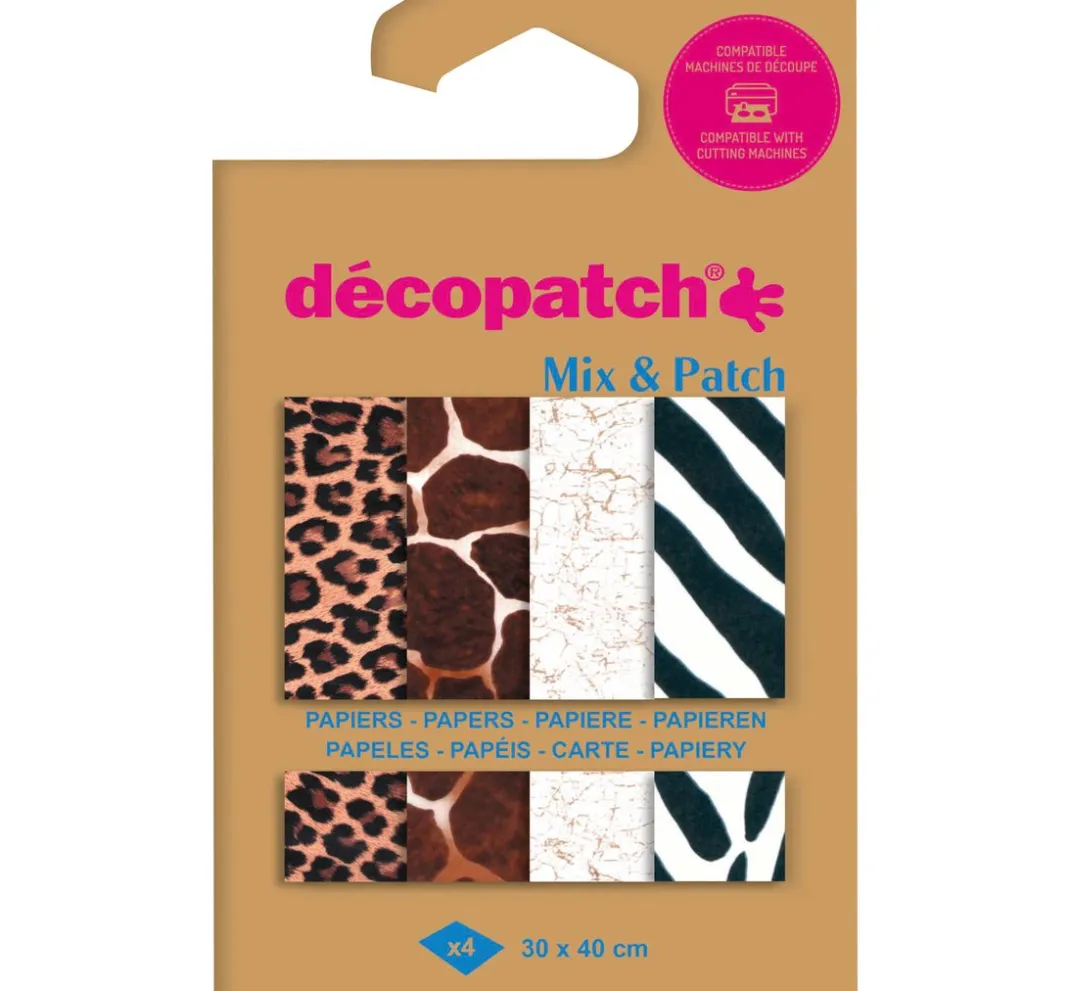 décopatch Décopatch>Pocket Mix and Patch "Tierfelle"