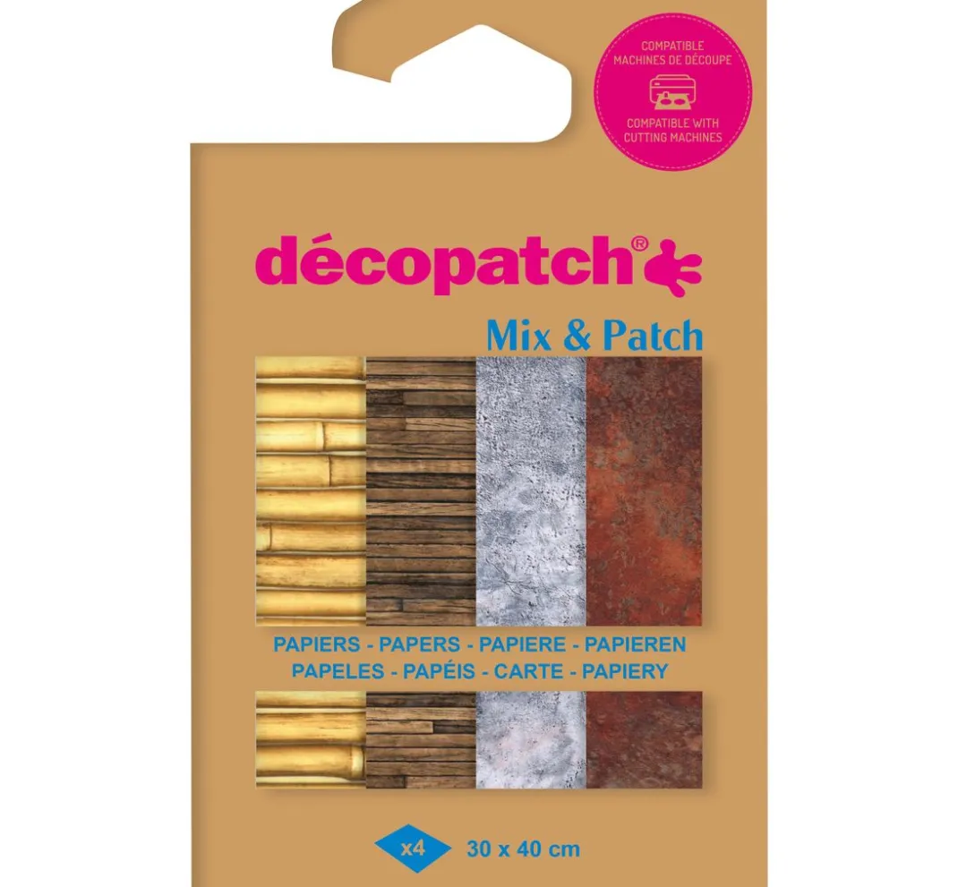 décopatch Décopatch-Papier|Décopatch>Pocket Mix and Patch "Natural Materials"