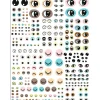 décopatch Décopatch-Papier>-Papier "Augen-Pastell"