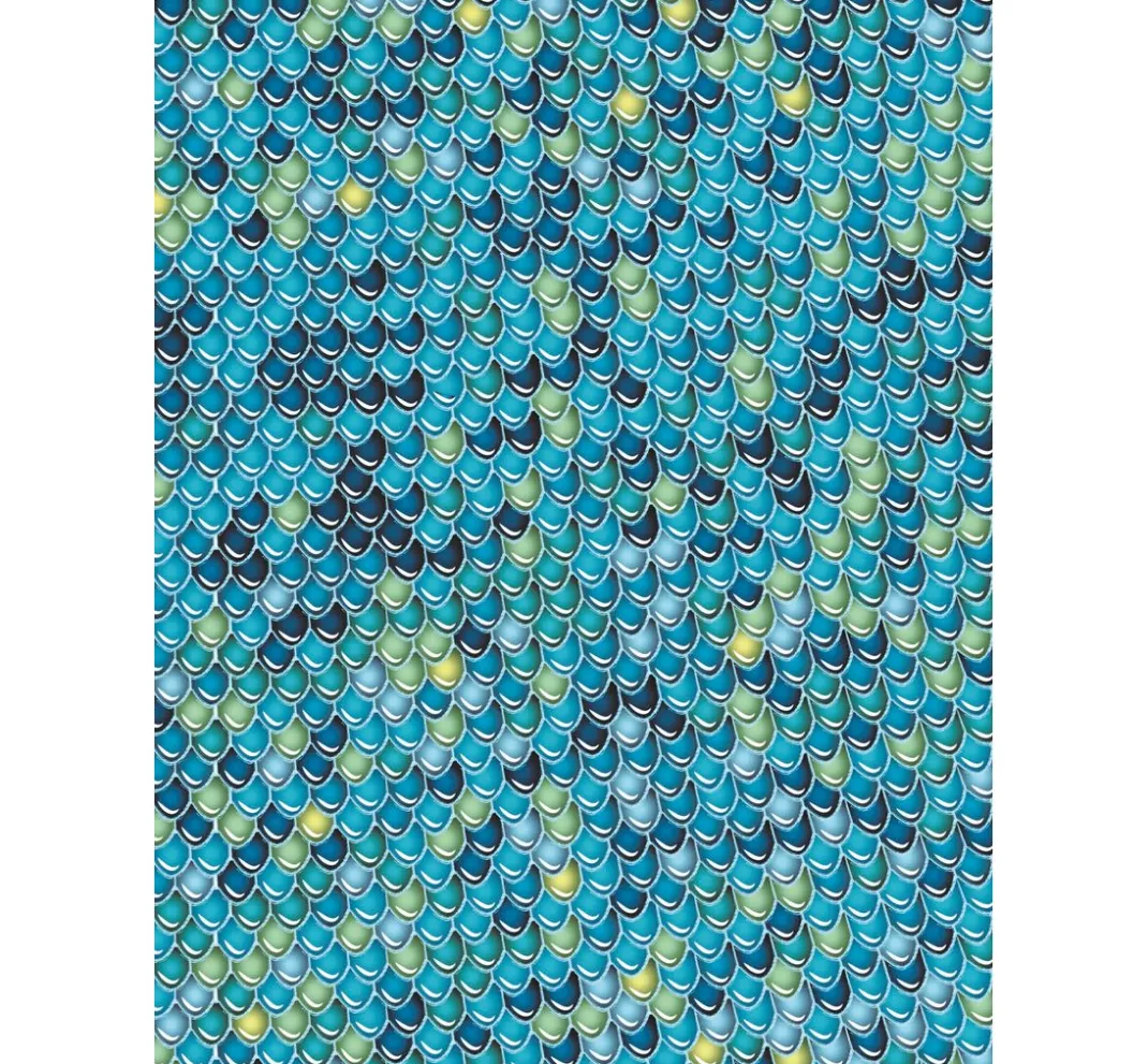 décopatch Décopatch-Papier>-Papier "Fischschuppen", 3 Stück