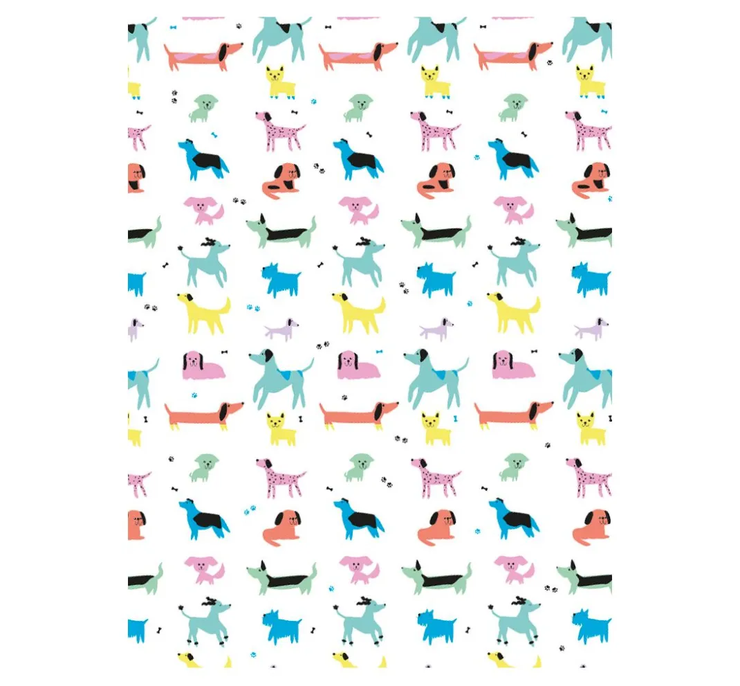 décopatch Décopatch-Papier|Décopatch>-Papier fluoreszierend "Hunde"