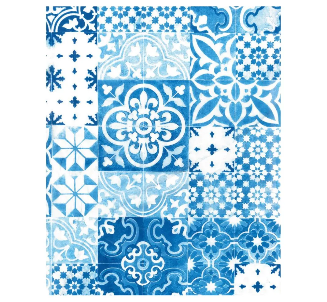 décopatch Décopatch-Papier|Décopatch>-Papier "Kachel-Mosaik Blau"