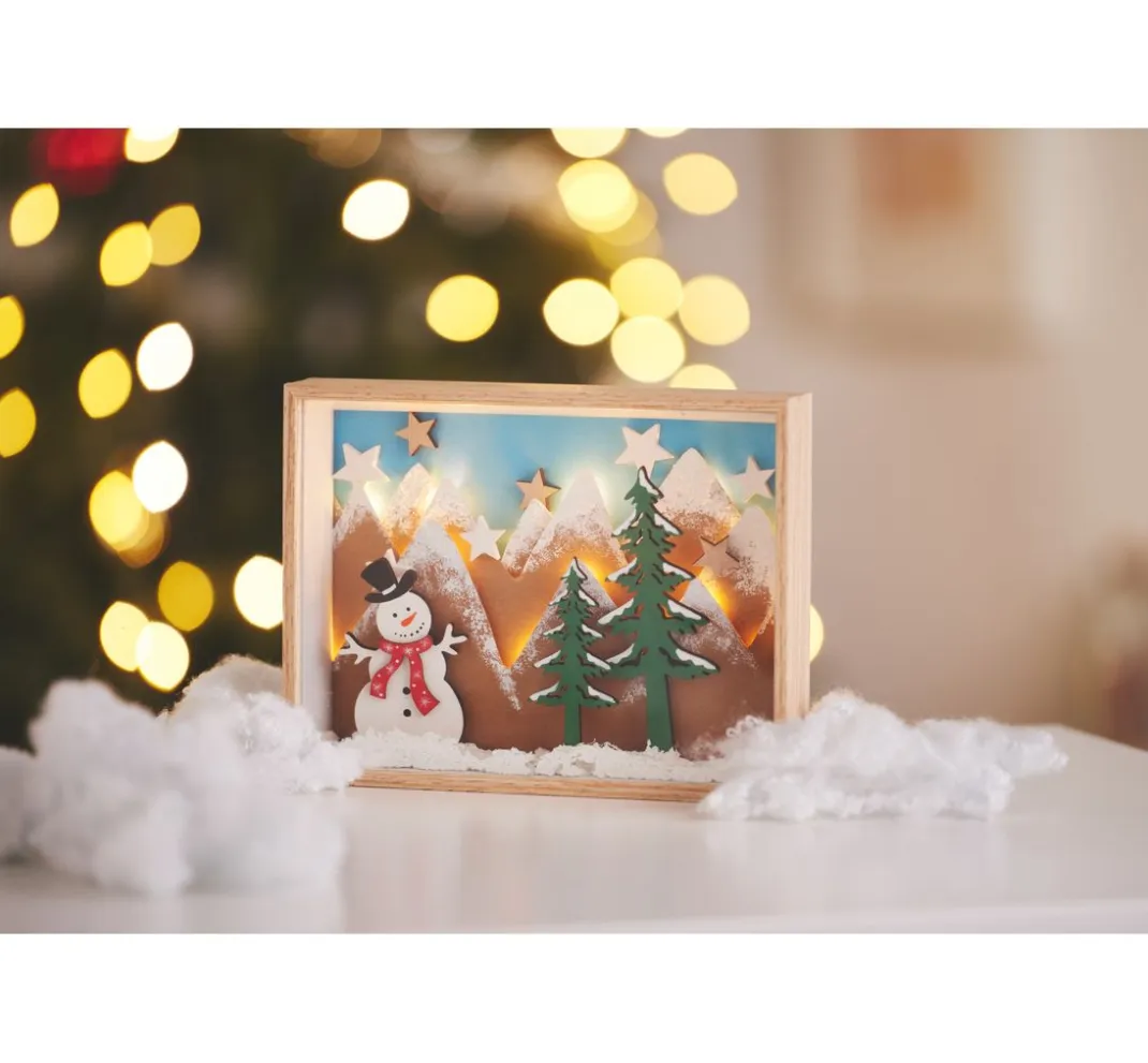 HobbyFun Serviettentechnik|Holz, Mdf & Pappmaché>Dekorahmen, ca. 21,5 x 16,5 x 4 cm