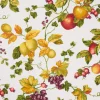 VBS Marktplatz Stoff Meterware|Dekostoff>Dekostoff Leinenoptik "Obst und Blätter"