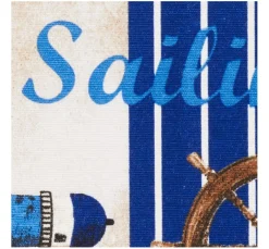 VBS Marktplatz Stoff Meterware|Dekostoff>Dekostoff Leinenoptik "Sailing"