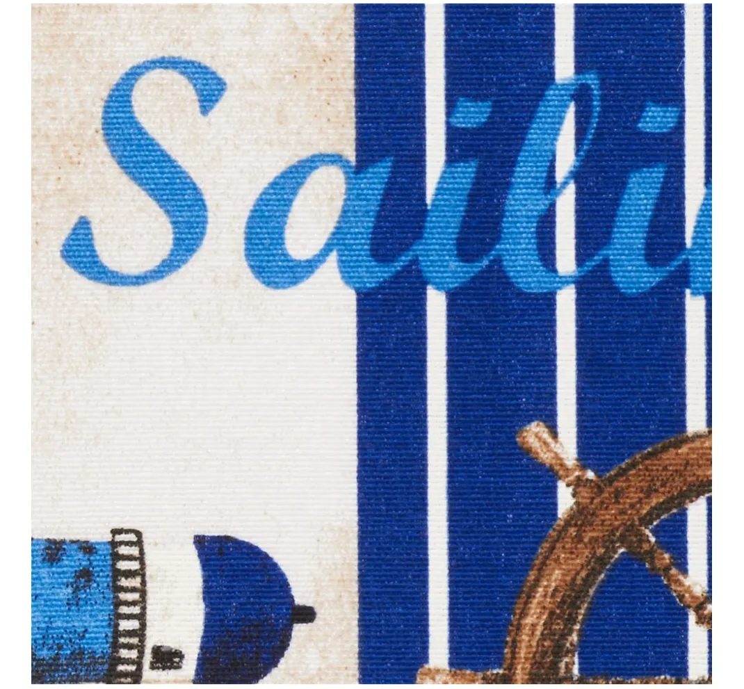 VBS Marktplatz Stoff Meterware|Dekostoff>Dekostoff Leinenoptik "Sailing"