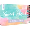 Topp Farbsets|Stifte>Designdose Brush Pen Lettering "Sweet Pastel"