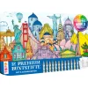 Topp Farbsets|Stifte>Designdose mit 12 Buntstiften "Colorful World Weltreise"