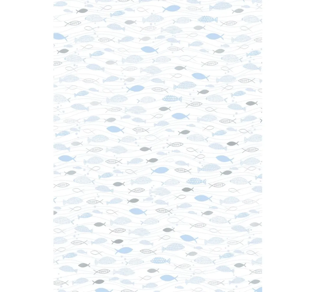 Heyda Tonpapier & Fotokarton|Spezialpapier & -Karton>Designkarton "Hotfoil", Fischschwarm