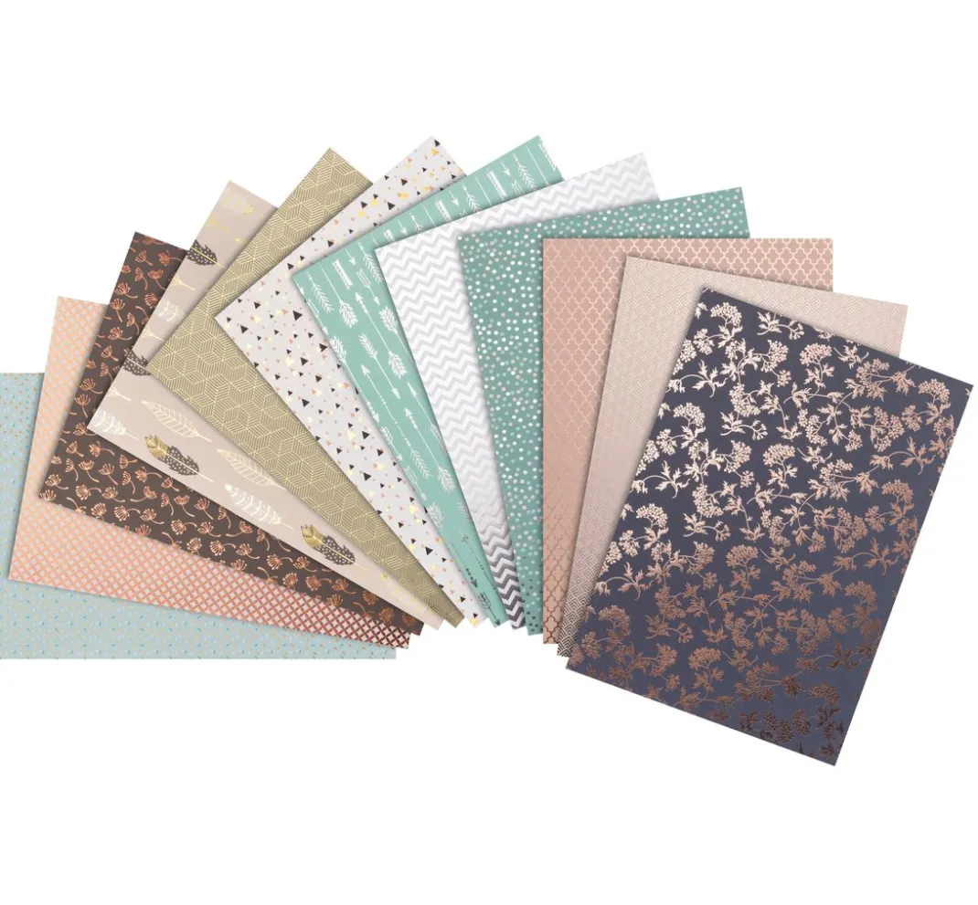 folia Spezialpapier & -Karton|Farb- & Motivblöcke>Designpapierblock "Hot Foil"