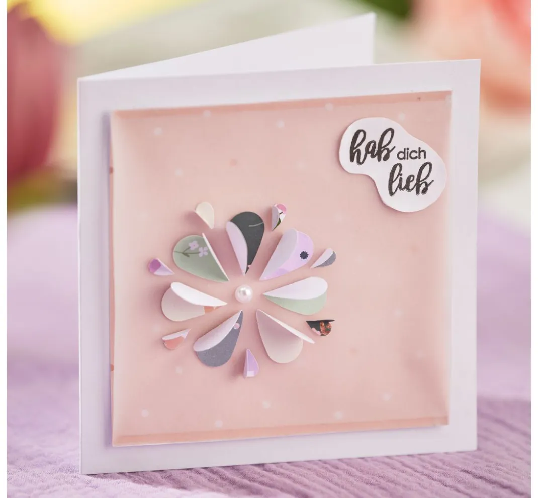 folia Farb- & Motivblöcke>Designpapierblock "Sweet Paper Crush Hotfoil & Glitter"