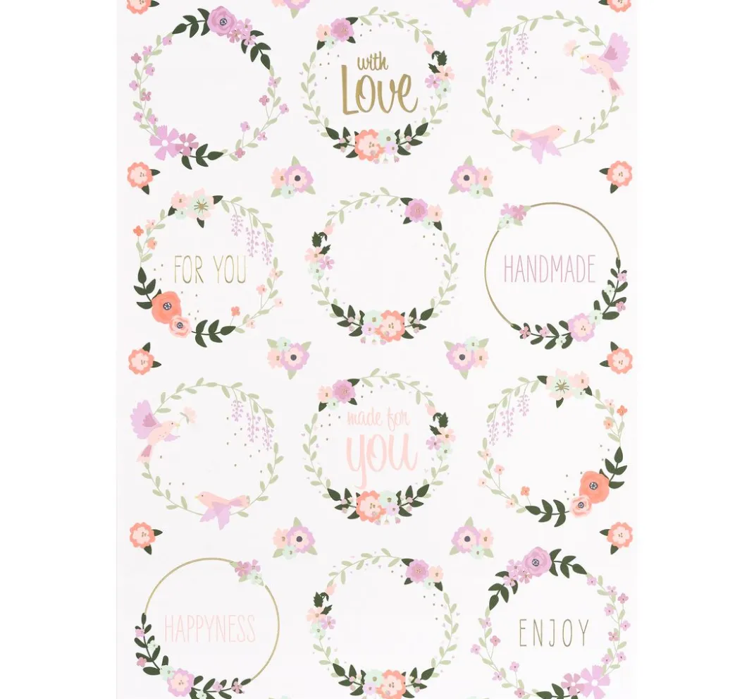 folia Farb- & Motivblöcke>Designpapierblock "Sweet Paper Crush Hotfoil & Glitter"