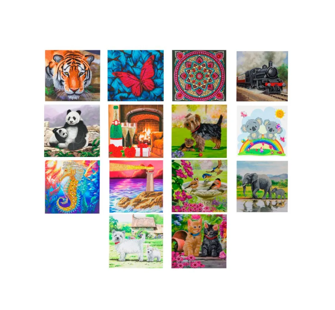Craft Buddy Diamond Painting>Diamond Painting "Crystal Art Card"