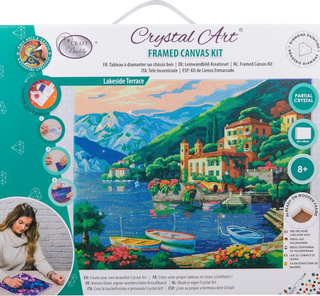 Craft Buddy Diamond Painting>Diamond Painting "Crystal Art Kit", 40 x 50 cm