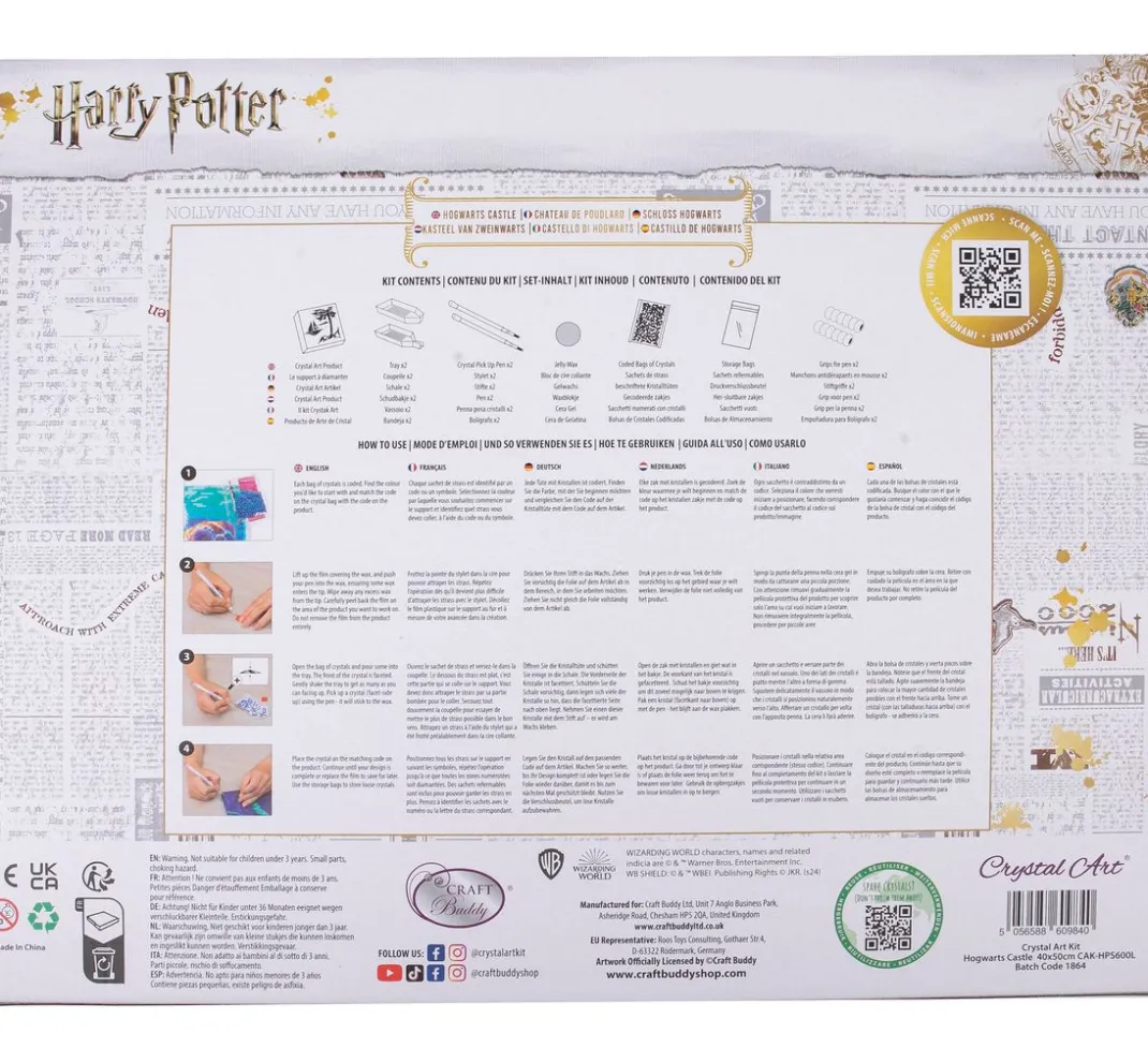 Craft Buddy Diamond Painting>Diamond Painting "Crystal Art Kit", 40 x 50 cm