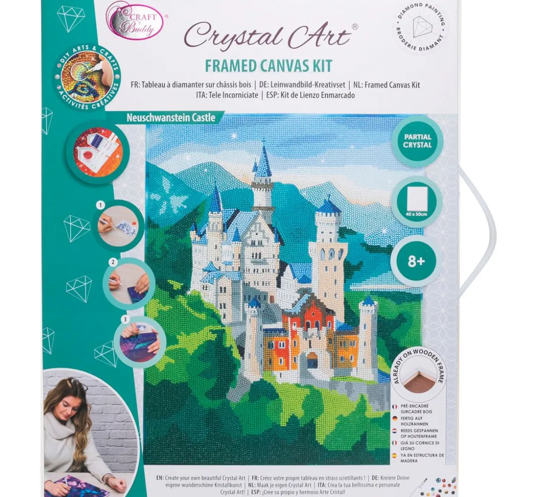 Craft Buddy Diamond Painting>Diamond Painting "Crystal Art Kit", 40 x 50 cm