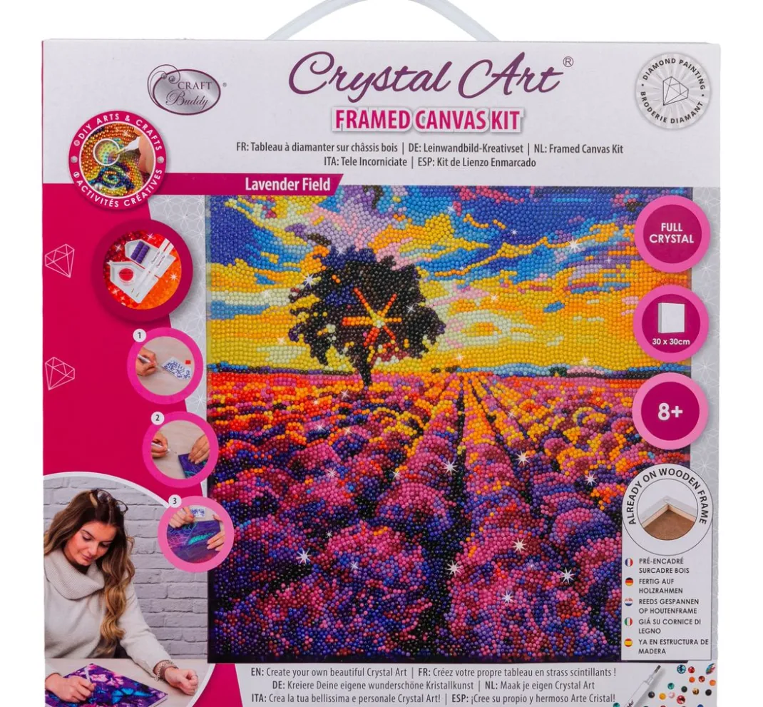 Craft Buddy Diamond Painting>Diamond Painting "Crystal Art Kit", 30 x 30 cm