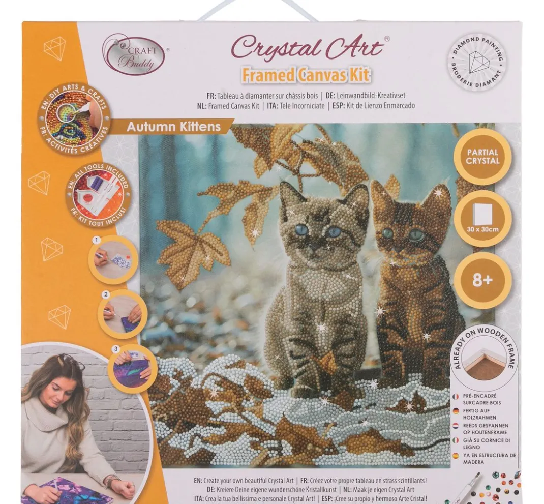 Craft Buddy Diamond Painting>Diamond Painting "Crystal Art Kit", 30 x 30 cm