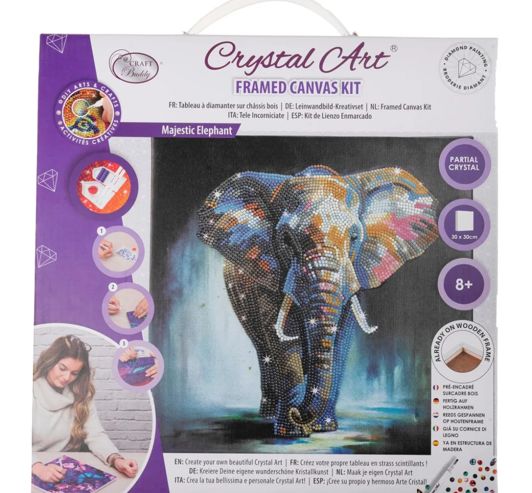 Craft Buddy Diamond Painting>Diamond Painting "Crystal Art Kit", 30 x 30 cm
