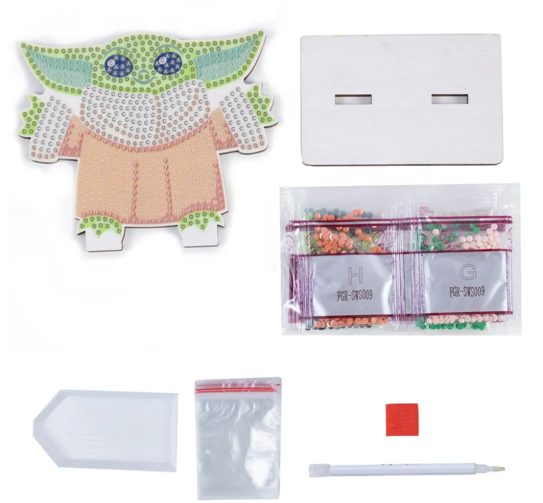 Craft Buddy Diamond Painting|Bastelsets>Diamond Painting "Crystal Art Buddy", 11 x 8 cm