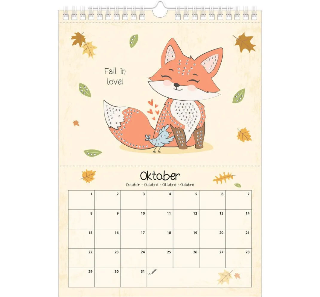 Kinder URSUS Papier-Bastelsets|Kalender & Bullet Journal>Diamond Painting Kalender