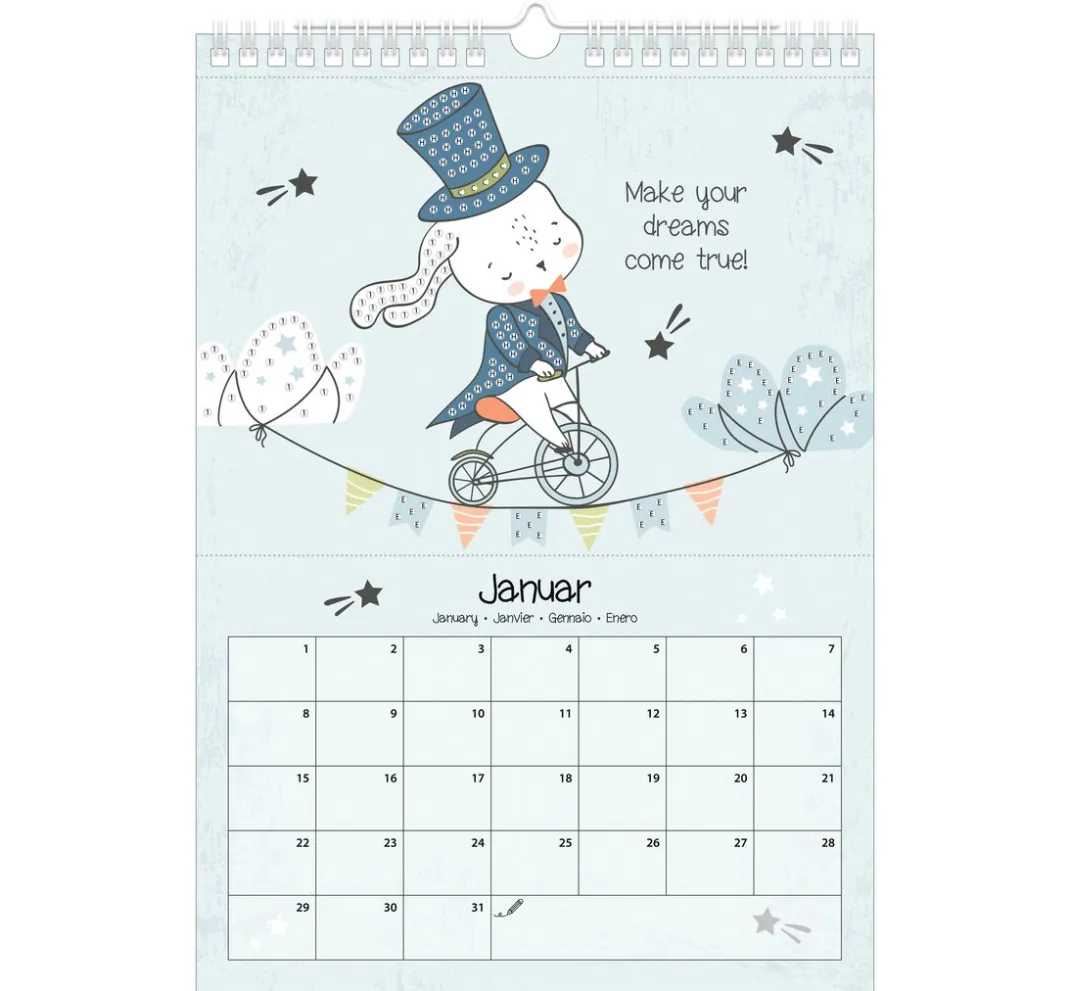 Kinder URSUS Papier-Bastelsets|Kalender & Bullet Journal>Diamond Painting Kalender