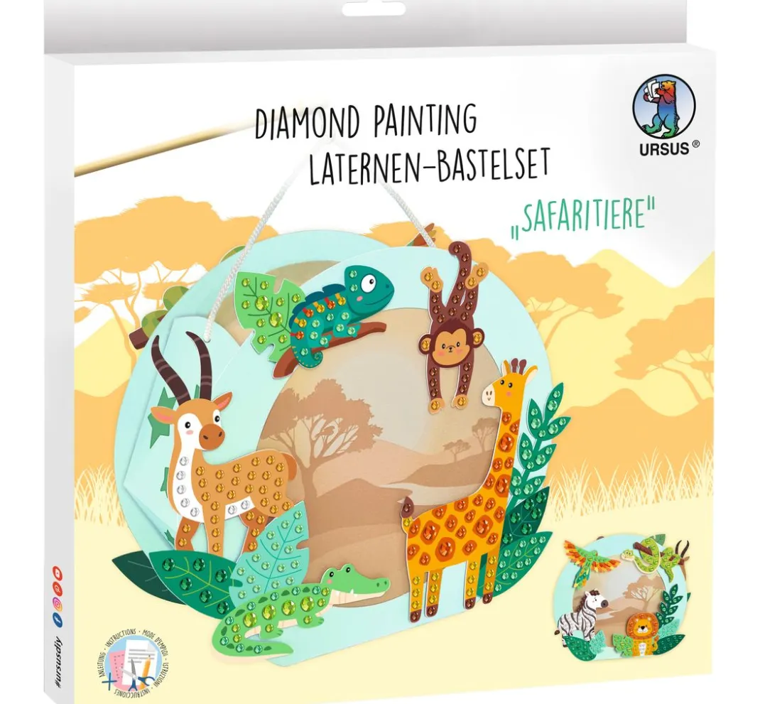 Kinder URSUS Laternen-Bastelsets|Laterne Basteln>Diamond Painting Laternen-Bastelset