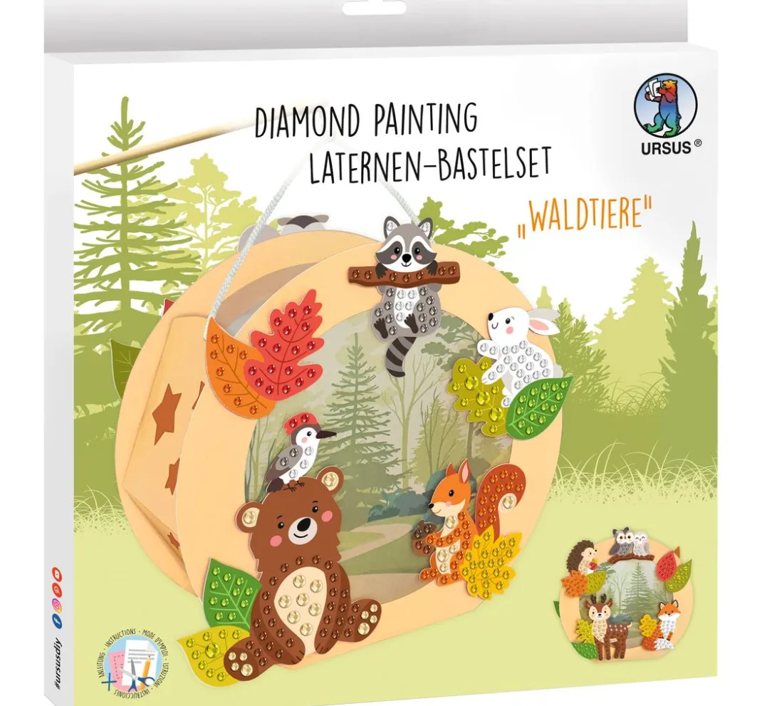 Kinder URSUS Laternen-Bastelsets|Laterne Basteln>Diamond Painting Laternen-Bastelset