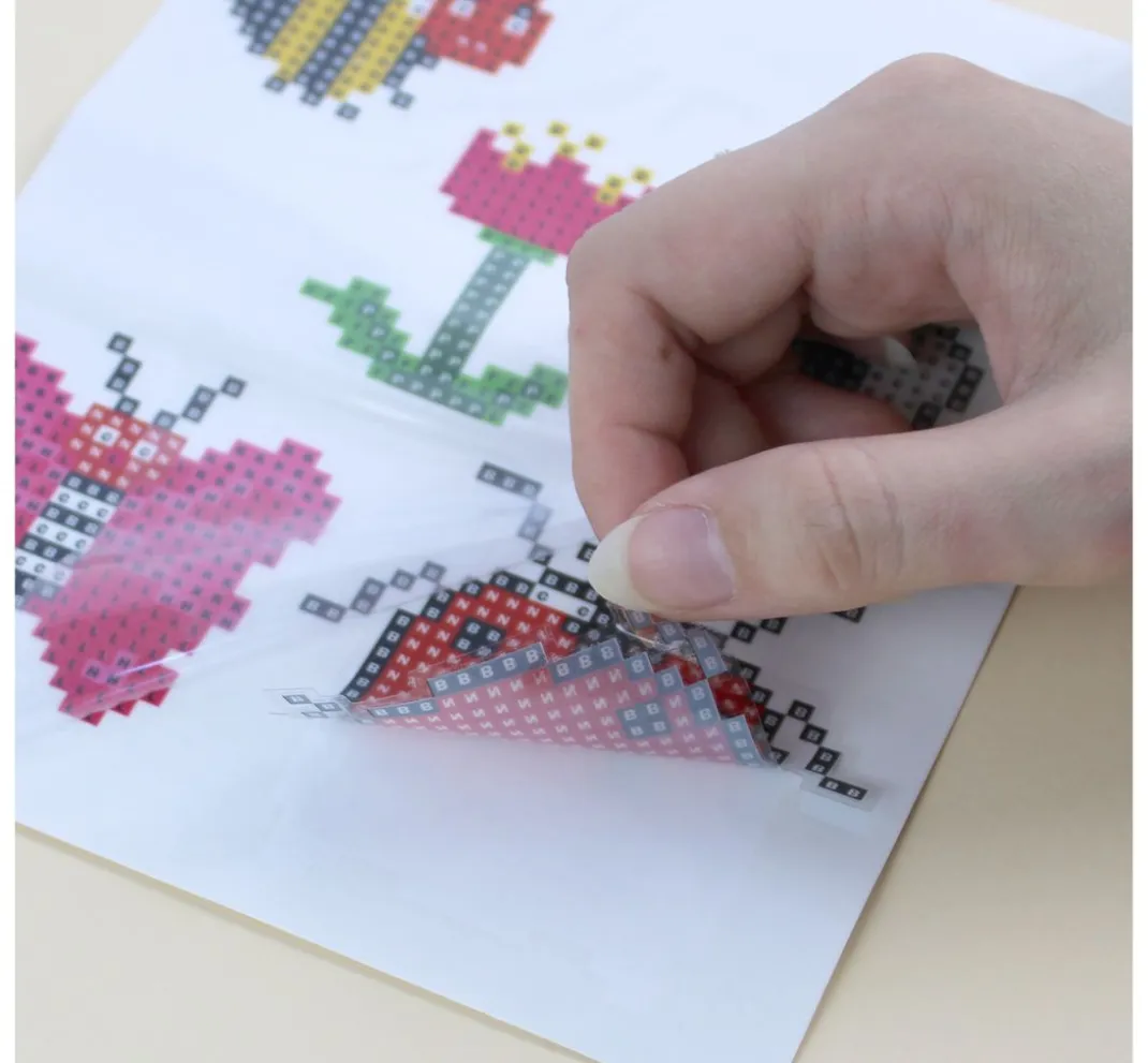 Kinder PRACHT Papier-Bastelsets|Diamond Karten & -Sticker>Diamond Painting Sticker Bastelset "Dinos"