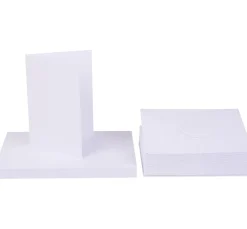 Craft UK Limited Kartengestaltung|Karten & Umschläge>Doppelkarten mit Umschlägen "DIN A6", 50 Stück