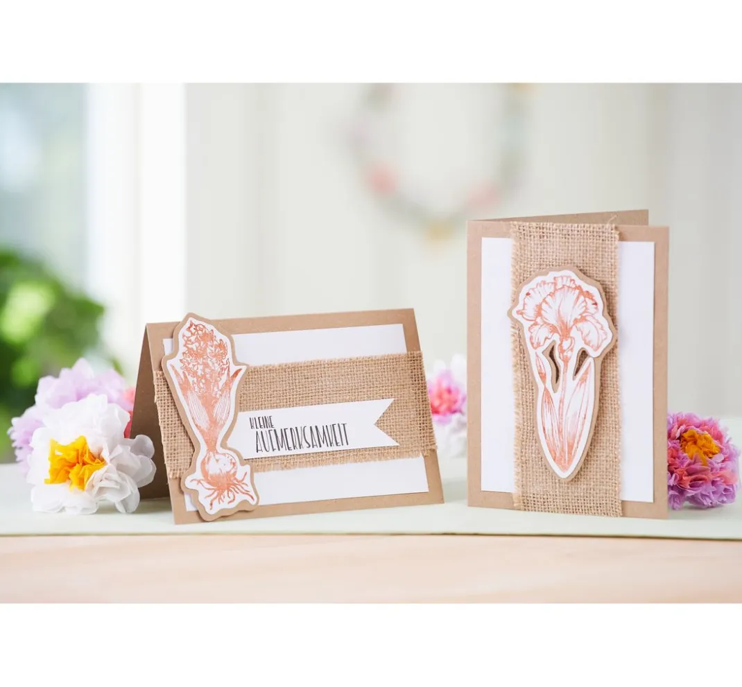 Craft UK Limited Karten & Umschläge|Kartengestaltung>Doppelkarten mit Umschlägen "Kraftpapier", 18 x 13 cm, 50 Stück