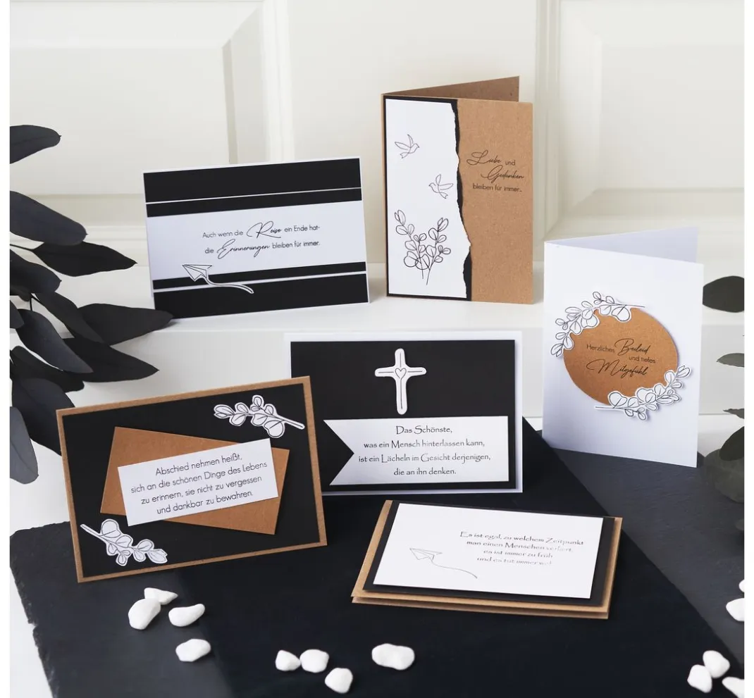 Craft UK Limited Kartengestaltung|Karten & Umschläge>Doppelkarten mit Umschlägen "Kraftpapier", DIN A6, 50 Stück