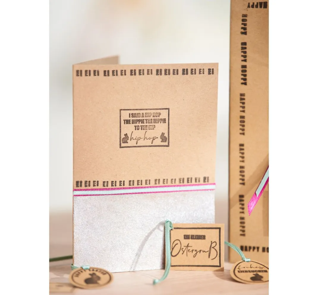 Craft UK Limited Kartengestaltung|Karten & Umschläge>Doppelkarten mit Umschlägen "Kraftpapier", DIN A6, 50 Stück