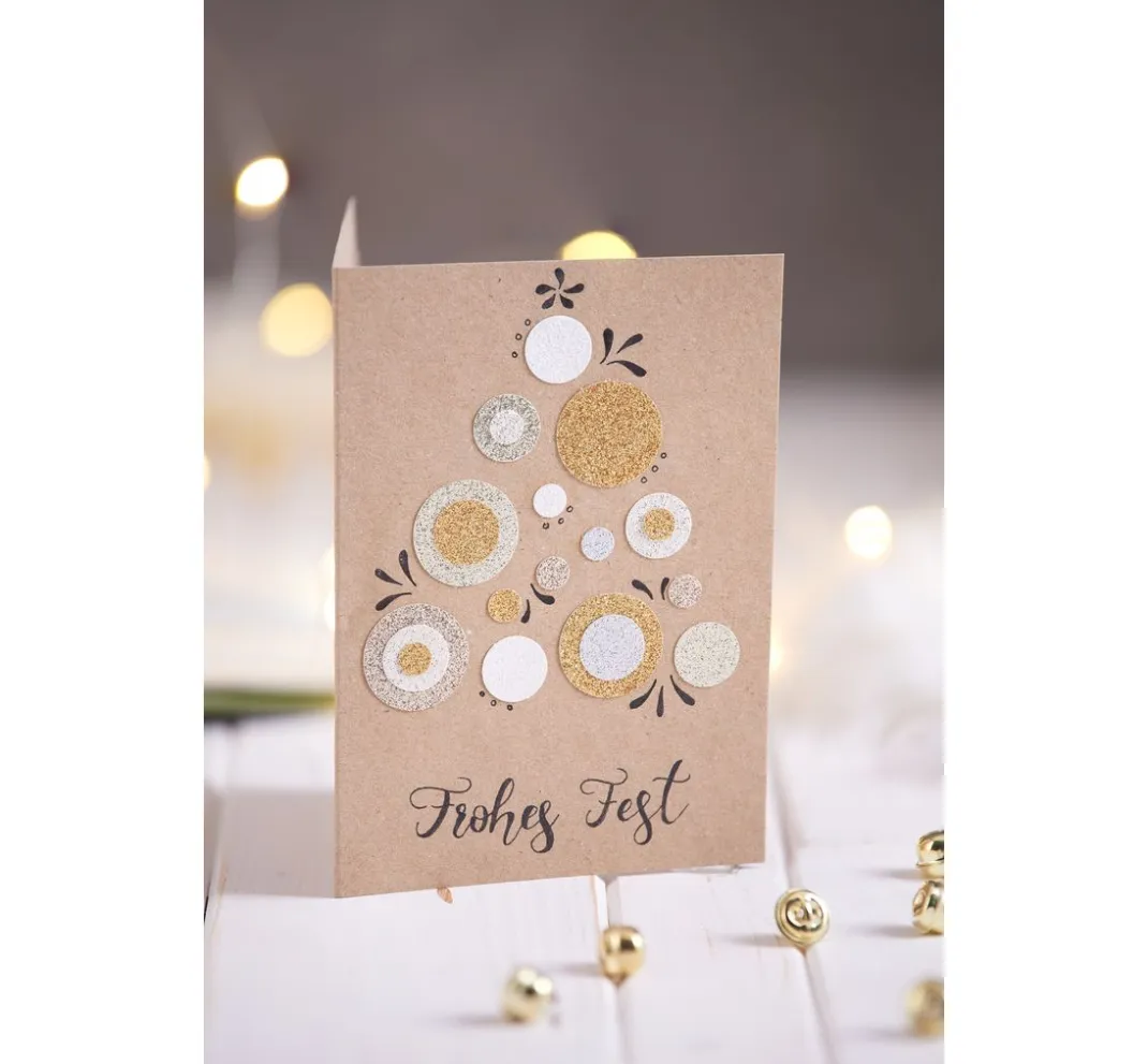Craft UK Limited Kartengestaltung|Karten & Umschläge>Doppelkarten mit Umschlägen "Kraftpapier", DIN A6, 50 Stück