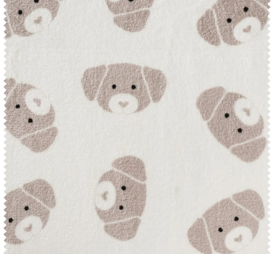 VBS Marktplatz Fleecestoff|Stoff Meterware>Double-Fleece-Stoff "Cute Dog"