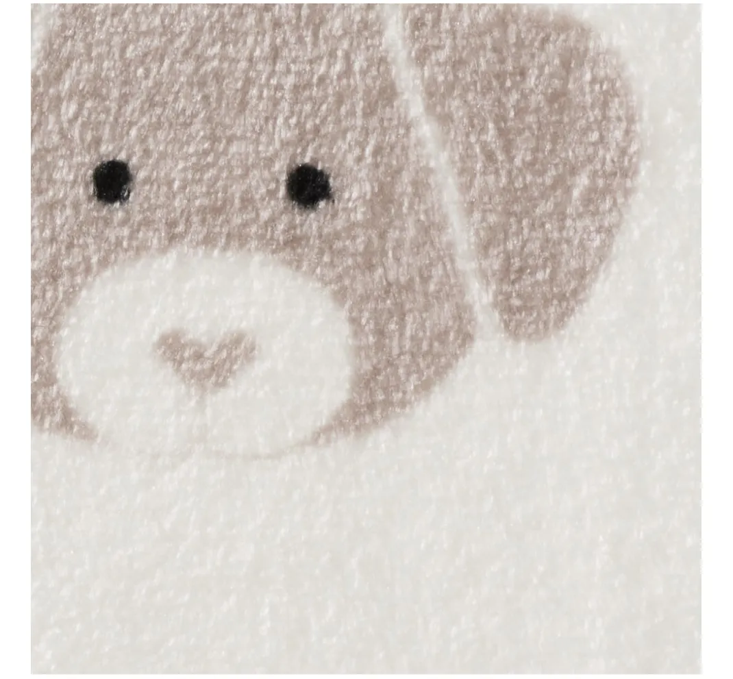 VBS Marktplatz Fleecestoff|Stoff Meterware>Double-Fleece-Stoff "Cute Dog"